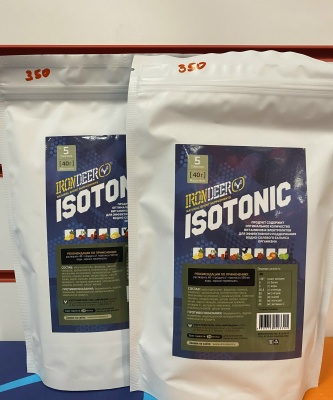 IRONDEER ISOTONIC 5 пакетиков по 40г