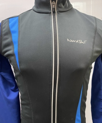 Жилет разминочный Nordski Active Black/Blue