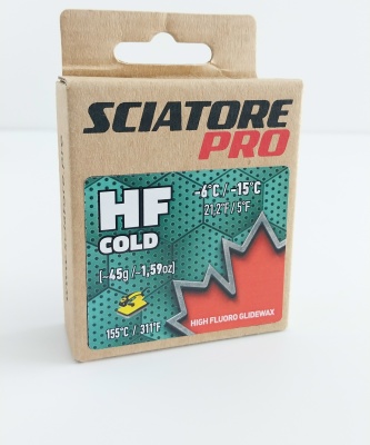 Твердый парафин Sciatore Pro HF Cold (-6°С/-15°С), 45 гр.