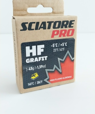 Твердый парафин Sciatore Pro HF Grafit (-5°С/+5°С), 45 гр.