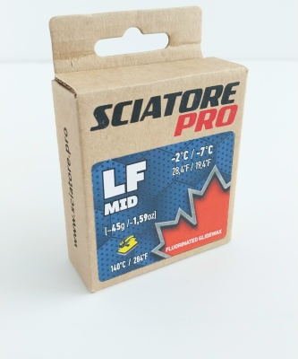 Твердый парафин Sciatore Pro LF Mid (-2°С/-7°С), 45 гр.