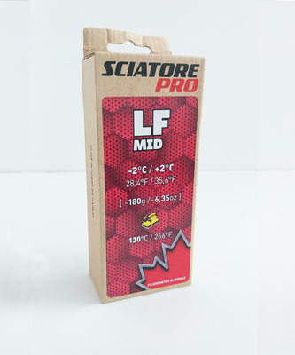 Твердый парафин Sciatore Pro LF Mid (-2°С/+2°С), 180 гр.