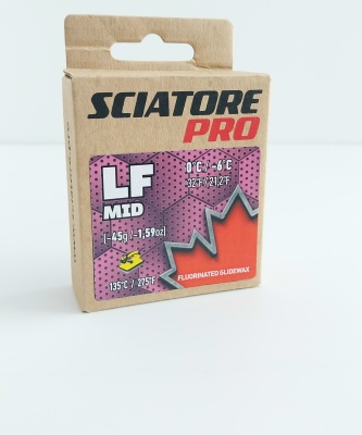 Твердый парафин Sciatore Pro LF Mid (0°С/-6°С), 45 гр.