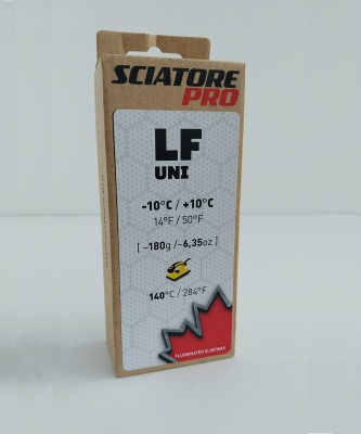 Твердый парафин Sciatore Pro LF Universal (-10°С/+10°С), 180 гр.
