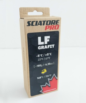 Твердый парафин Sciatore Pro LF Grafit (-5°С/+5°С), 180 гр.