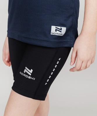 Шорты обтягивающие Nordski Jr. Pro Black