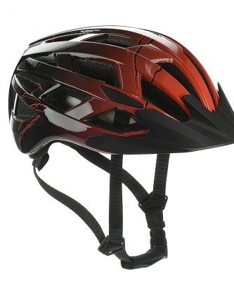 Велошлем R2 LUMEN - ORANGE/BLACK - UNISEX JUNIOR р. S 52-56см