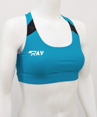 Топ женский Fitness RAY, голубой