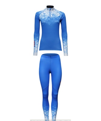 Гоночный комбинезон KV+ TORNADO 2 pieces suit blue\white