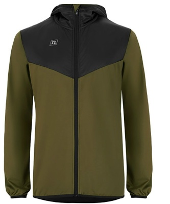 Куртка NONAME HYBRID RUN JERSEY 23 UX OLIVE/BLACK