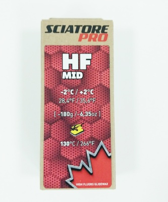 Твердый парафин Sciatore Pro HF Mid (-2°С/+2°С), 180 гр.