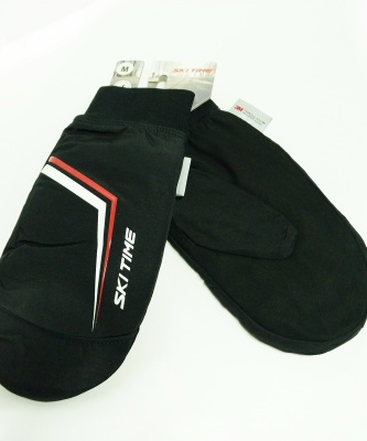 Варежки SKI TIME Thermo Black, черный