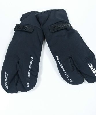 Варежки KV+ Blizzard cross country gloves (черный) (лобстеры)