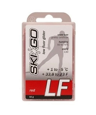 Парафин Ski-Go LF red, +1/-5, 60 г