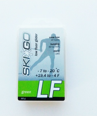 Парафин Ski-Go LF green, -7/-20, 60 г