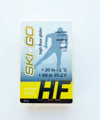 Парафин Ski-Go HF yellow, +20/-1, 45 г
