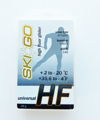 Парафин Ski-Go HF universal, +2/-20, 45 г