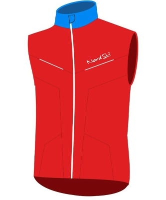 Жилет разминочный Nordski National Red