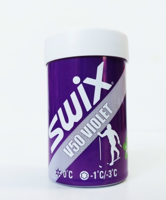 Мазь держания SWIX V50 Violet (0_-1°C) 45гр.V50