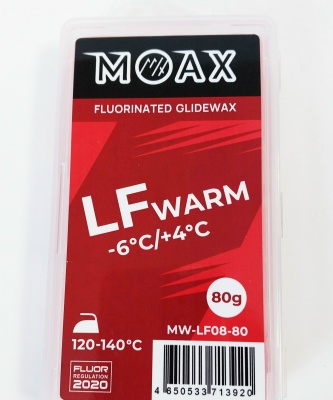 Низкофтористый парафин Moax LF WARM, -6°С/+4°С, 80g