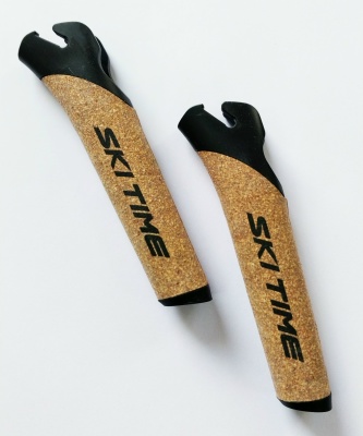 Ручки для лыжных палок SKI TIME Rubber Cork Black