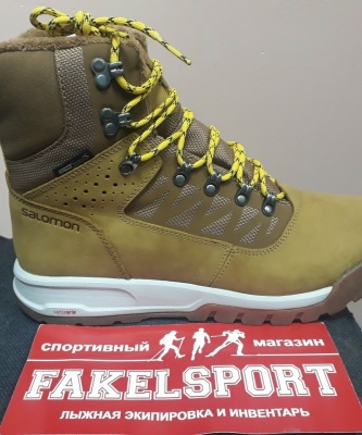 Ботинки SALOMON UTILITY PRO TS CSWP CAMEL