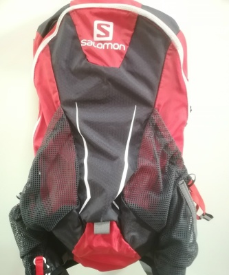 Рюкзак SALOMON AGILE 12 с питьевой системой(красно-черный)
