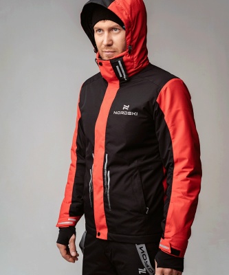 Горнолыжная куртка NORDSKI Extreme black/red