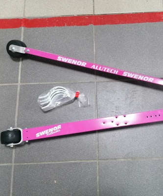 Лыжероллеры SWENOR для классического хода, модель Alutech Pink